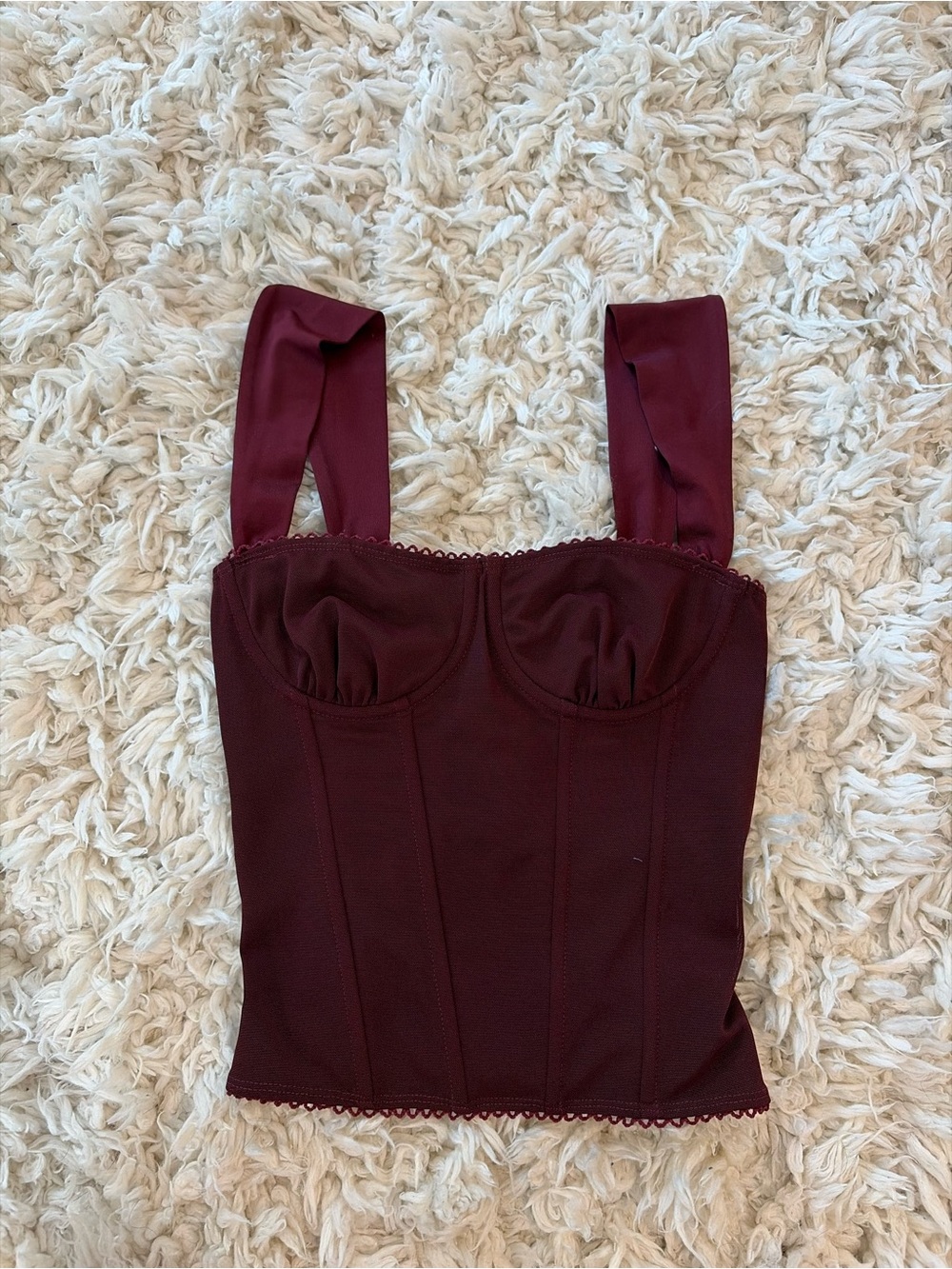 Edikted Maroon Top